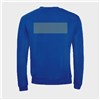 5 sweatshirts personnalisés bleus - Taille M - Cœur et dos