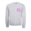 5 sweatshirts personnalisés gris - Taille XXL - Cœur et dos