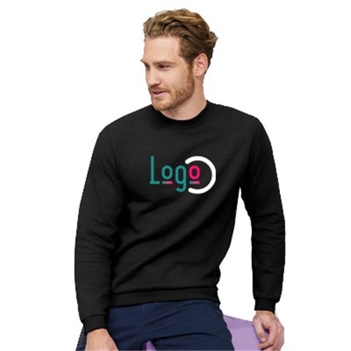 5 sweatshirts personnalisés noirs - Taille L - Flocage dos