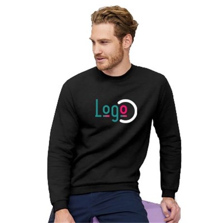 5 sweatshirts personnalisés noirs - Taille XL - Flocage cœur