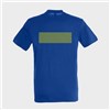 5 Tee-Shirts personnalisés bleu royal- Taille M - Flocage Dos