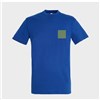 5 Tee-Shirts personnalisés bleu royal - Taille XXL - Flocage cœur