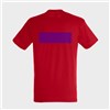 5 Tee-Shirts personnalisés rouges - Taille S - Flocage Dos