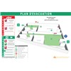 Plan d'évacuation PVC 2 mm - effet 3D format A2