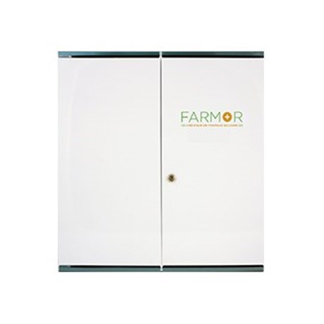 Armoire à pharmacie 2 portes grand modèle en tôle vide