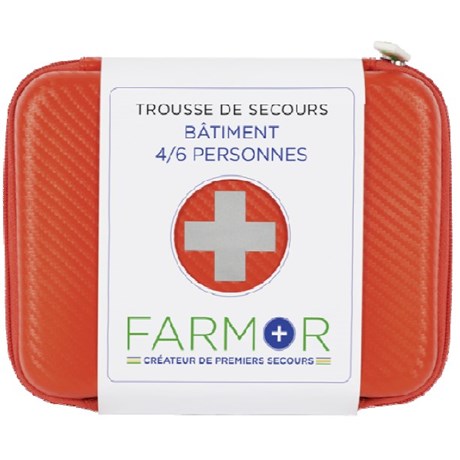 Trousse de secours « 4/6 personnes Fermeture par zip Multi poches de rangement