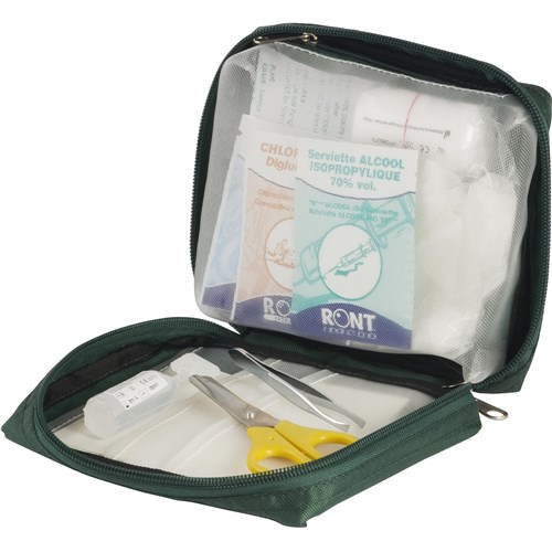 Trousse de secours individuelle Fermeture par zip