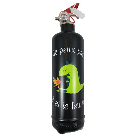 Extincteur Design "Je peux pas... j'ai le feu !!!"