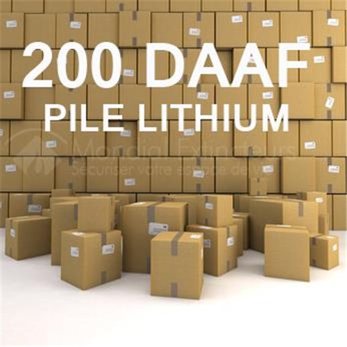200 DAAF garantis 5 ans - EN 14604 avec Pile lithium