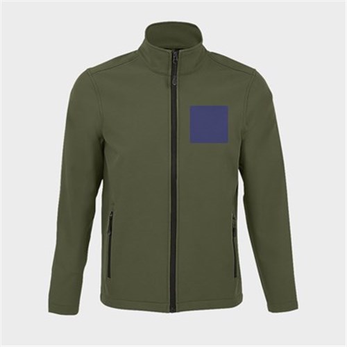 5 Vestes Zip personnalisées Army - Taille S - Flocage cœur