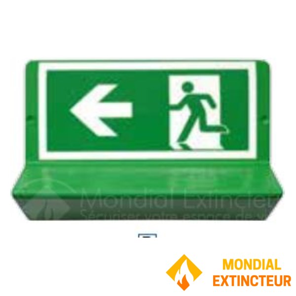 علامة برايل للإخلاء بطريقة برايل لضعاف البصر "الإخلاء إلى اليسار"