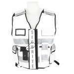 صدرية عالية الوضوح أبيض