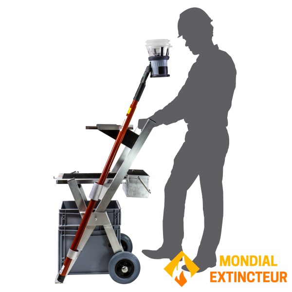 Plan de travail mobile optimisé pour Technicien