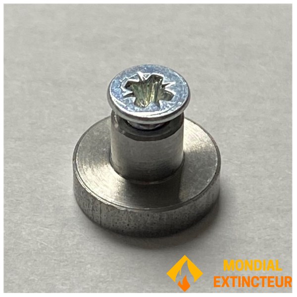 كتلة سنة منقوشة لمشبك فولاذي مطلي بالبرونز