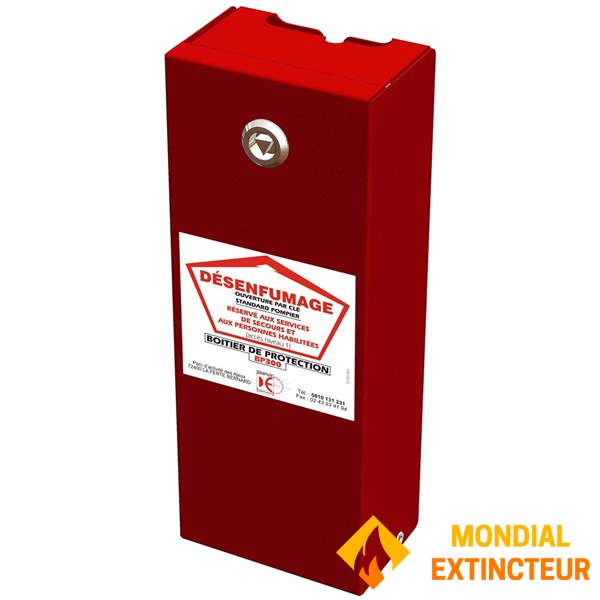 Boîtier de protection pour commande de désenfumage