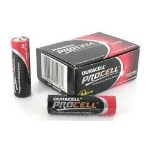 علبة من 10 بطاريات قلوية DURACELL 1.5 فولت LR06 PROCELL - AA