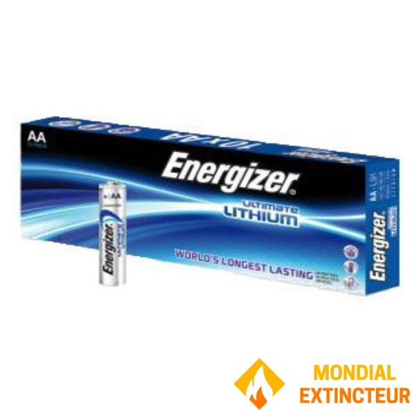 علبة تحتوي على 10 بطاريات ليثيوم ENERGIZER 1.5 فولت LR06