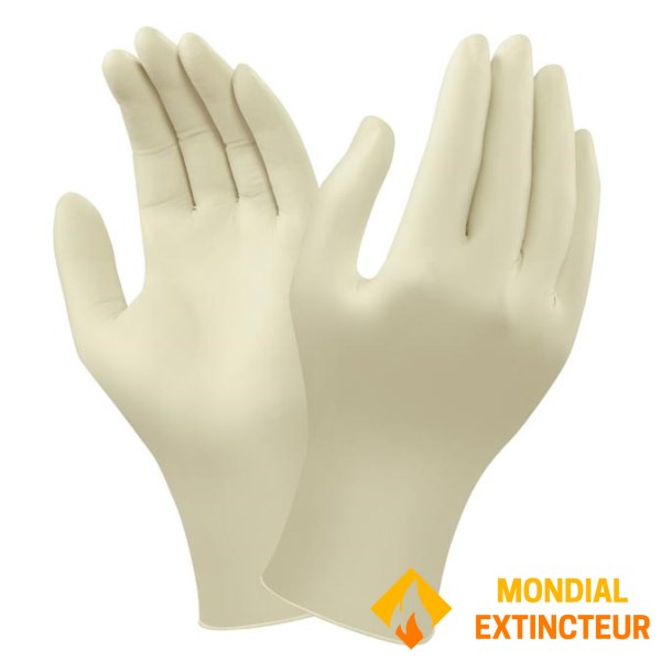 قفازات لاتكس مضادة للماء - عبوة من 100 قطعة