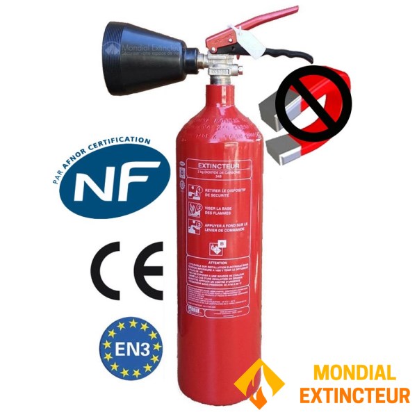 مطفأة حريق CO2 سعة 2 كجم AMAGNÉTIQUE - العلامة التجارية ANDRIEU