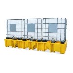 Bac de rétention 3 IBC 1300 Litres
