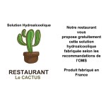 Kit personnalisé de solution hydroalcoolique pour restaurants - 5L