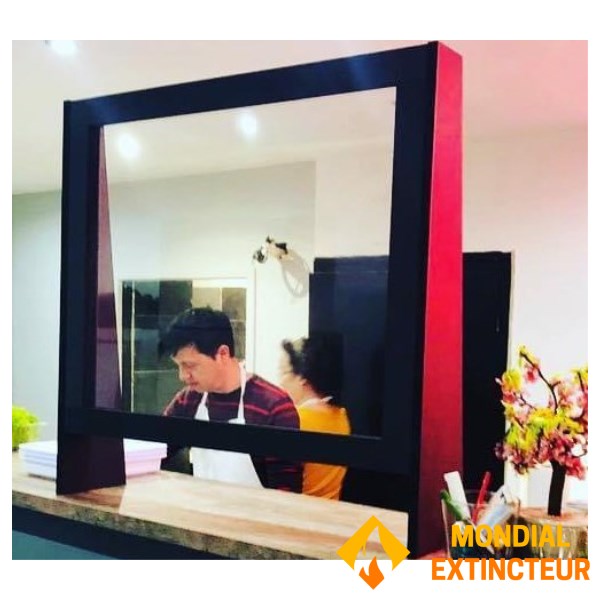 شاشة واقية من PARA-COVID - أسود