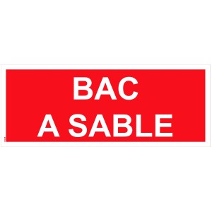 لوحة "صندوق رمل" PVC - 200 × 80 مم