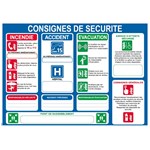 Consignes de sécurité – PVC - A4