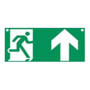 لوح PVC صلب كبير "PICTO FLÈCHE HAUT" - 600 × 300 مم