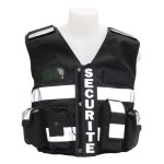 Жилетка с висока видимост Черно