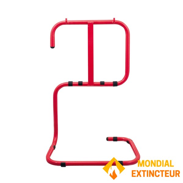 Support sol pour deux extincteurs