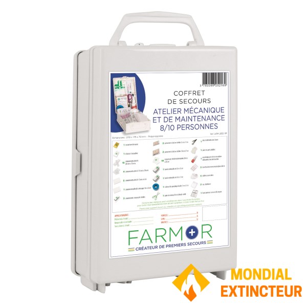 Кутия за първа помощ за механици - 8/10 души