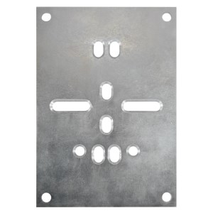 Универсална монтажна плоча за ролки: 150x105 mm