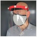 Lot de 25 Visières en polyéthylène - Luxe