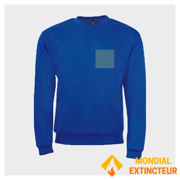 5 персонализирани сини потници - размер L - сърце и гръб