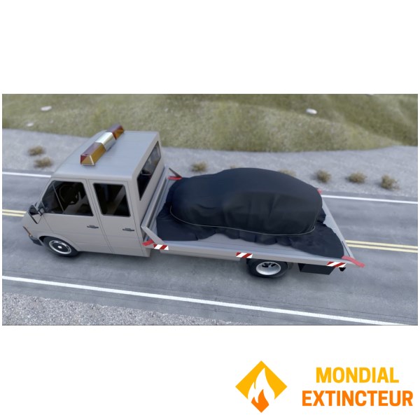 Противопожарно одеяло за еднократна употреба за автомобили - 600 X 800 cm