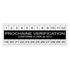 100 přepravních štítků ADR - samolepicí vinyl