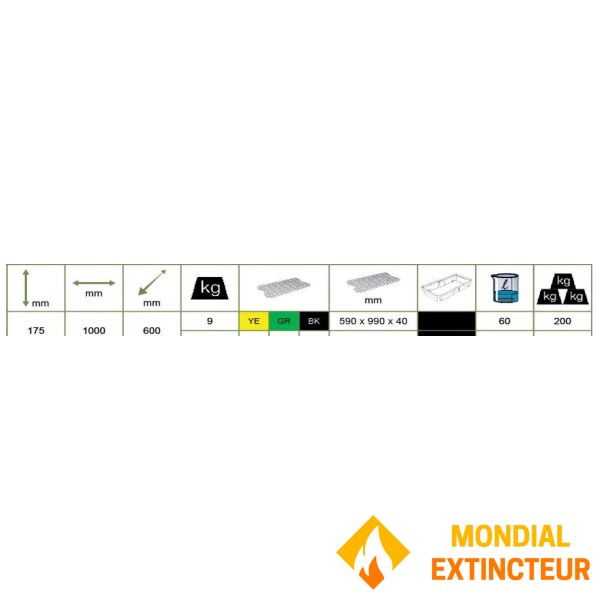 60litrový záchytný zásobník