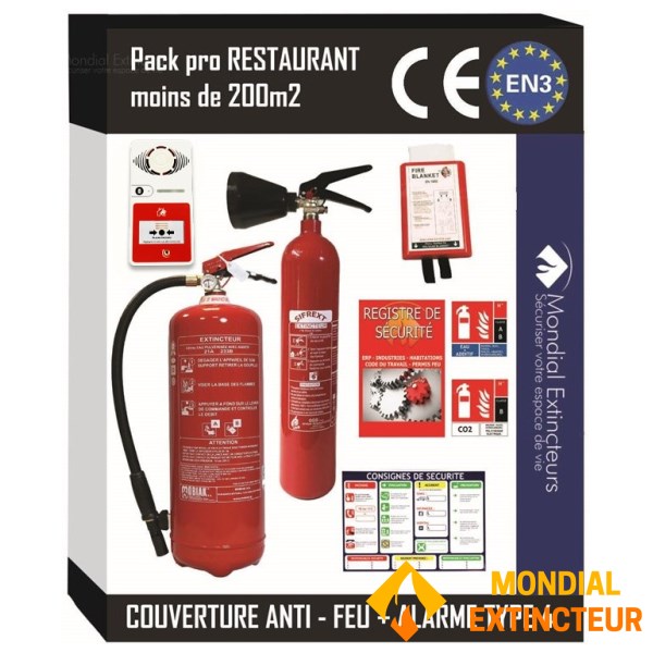 Bezpečnostní sada pro restaurace do 200 m² s alarmem typu 4