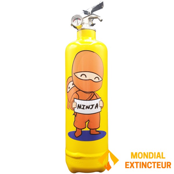 Designový hasicí přístroj "NINJA YELLOW"
