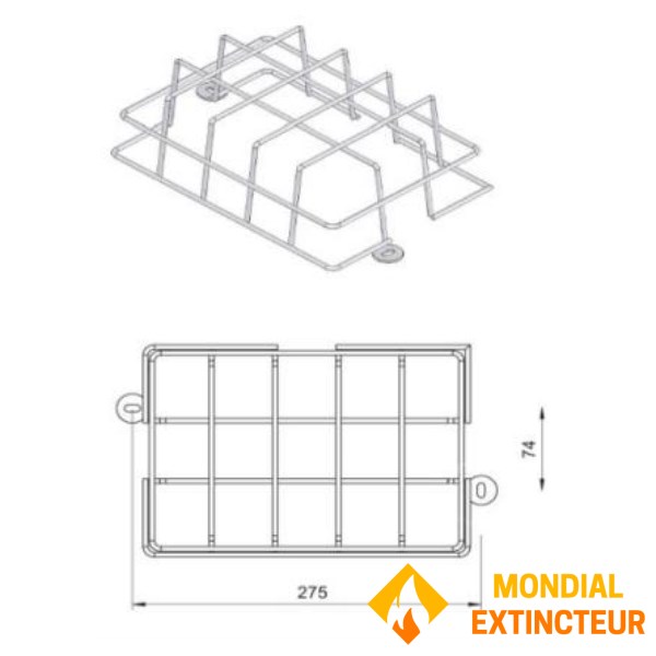 Nárazová mřížka proti vandalismu Model "TOLEDO"