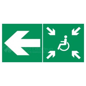 PMR sběrné místo levé - PVC - D.300 x V.150 mm