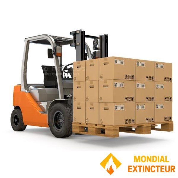 Paleta 80 hasicích přístrojů CO2 2kg NF