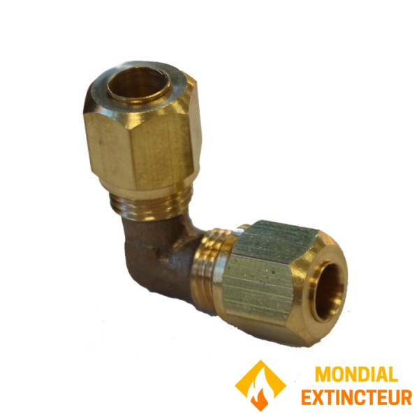 UNION ELBOW Ø 6 mm se záchytnými olivkami