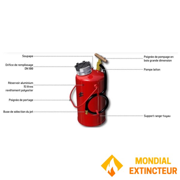 15-liters pumpespand