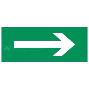 "ARROW-panel" i hård PVC - 300 X 150 mm