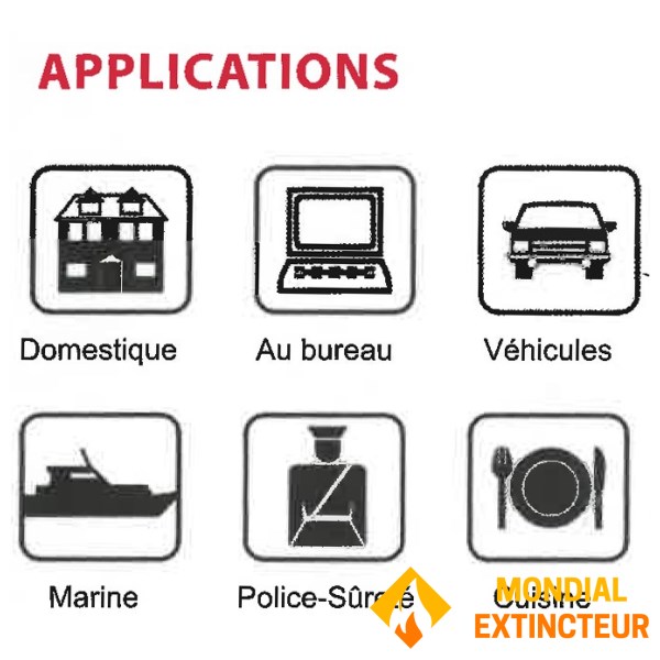 Aerosol i kompakt design til at starte brande - Extinc'torch