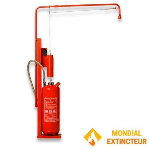 Automatisk 9 kg pulverslukker - Gulvmonteret - Mærke ANDRIEU