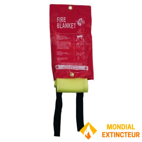 Couverture anti feu 1,50 X 1,50 M.