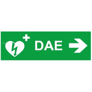 Defibrillatorpanel til højre - B.300 x H.100 mm